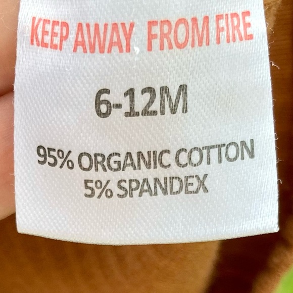 colt & filly: 6-12m organic cotton w/a touch of spandex 2-pc ribbed outfit. - Picture 6 of 7